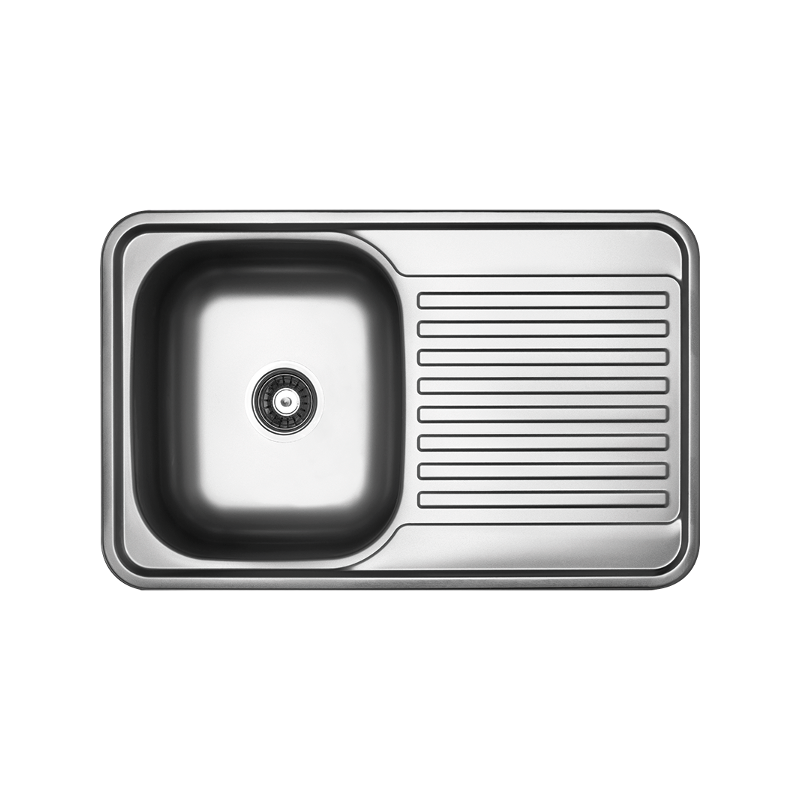 Zlewozmywak Jednokomorowy Metalowy z Ociekaczem Faro