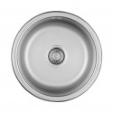 Zlewozmywak Jednokomorowy Metalowy Okrągły Normal Zlewozmywak Jednokomorowy Metalowy Okrągły Normal