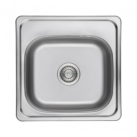 Zlewozmywak Jednokomorowy Metalowy Standard