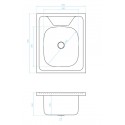 Zlewozmywak Jednokomorowy Metalowy Seria 60 Zlewozmywak Jednokomorowy Metalowy Seria 60