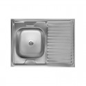 Zlewozmywak Jednokomorowy Metalowy z Ociekaczem