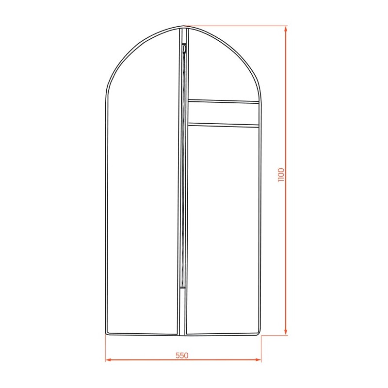 Pokrowiec na Ubranie Garnitur Sukienkę Koszulę