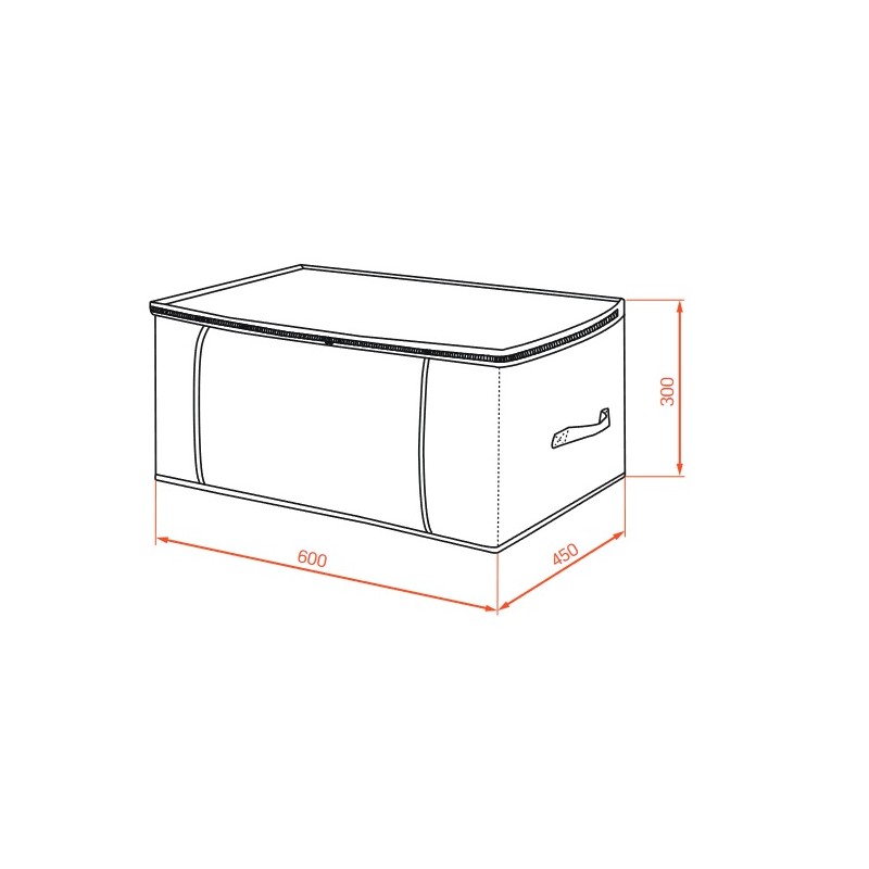 Duża Torba Tekstylna do Przechowywania Pudełko