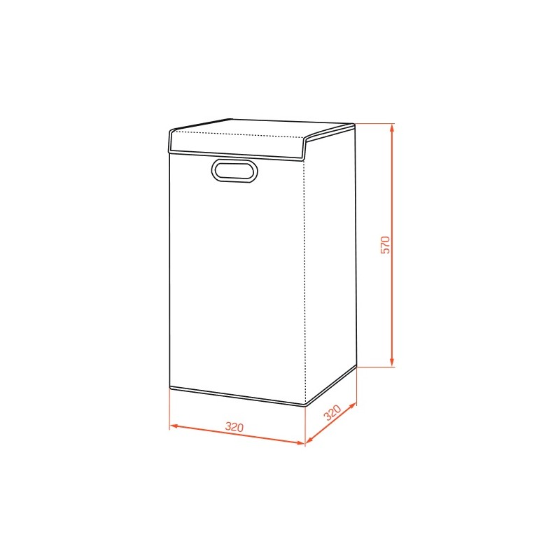 Pudełko do Przechowywania Tekstylne z Pokrywką Duże Pudełko do Przechowywania Tekstylne z Pokrywką Duże