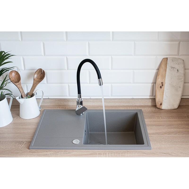 Bateria Zlewozmywakowa Stojąca z Elastyczną Wylewką Bateria Zlewozmywakowa Stojąca z Elastyczną Wylewką