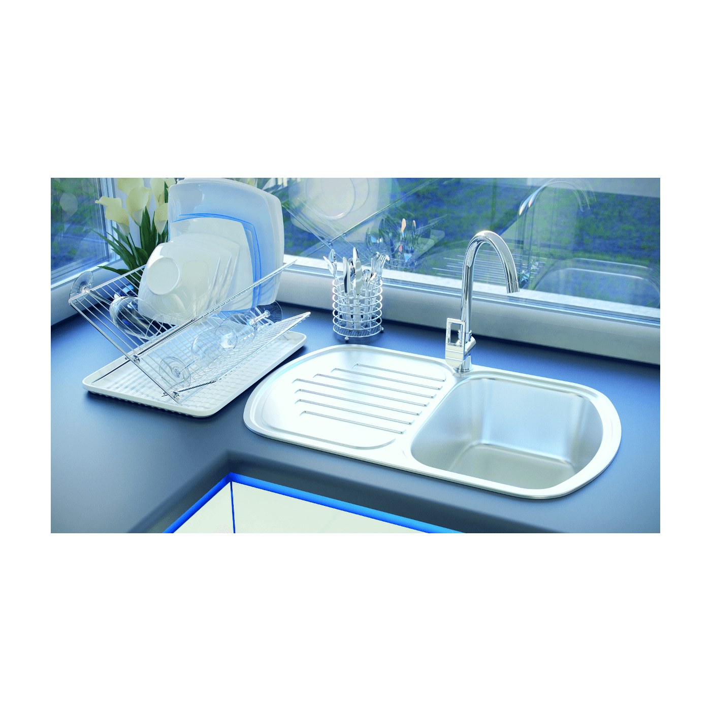 Bateria Zlewozmywakowa Stojąca KASJA Bateria Zlewozmywakowa Stojąca KASJA