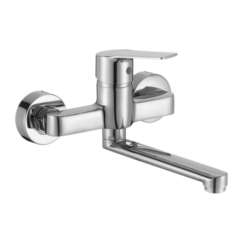 Bateria Umywalkowa Ścienna Borgo Chrom