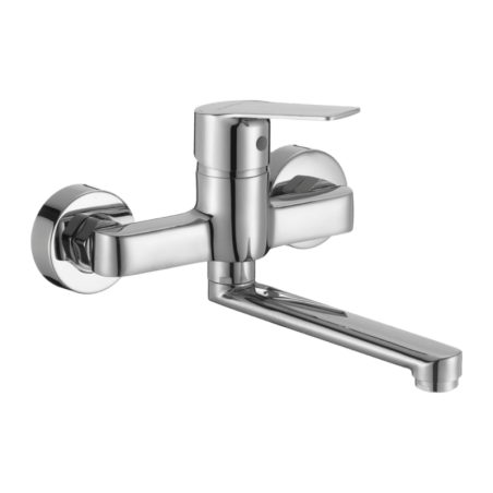 Bateria Umywalkowa Ścienna Borgo Chrom