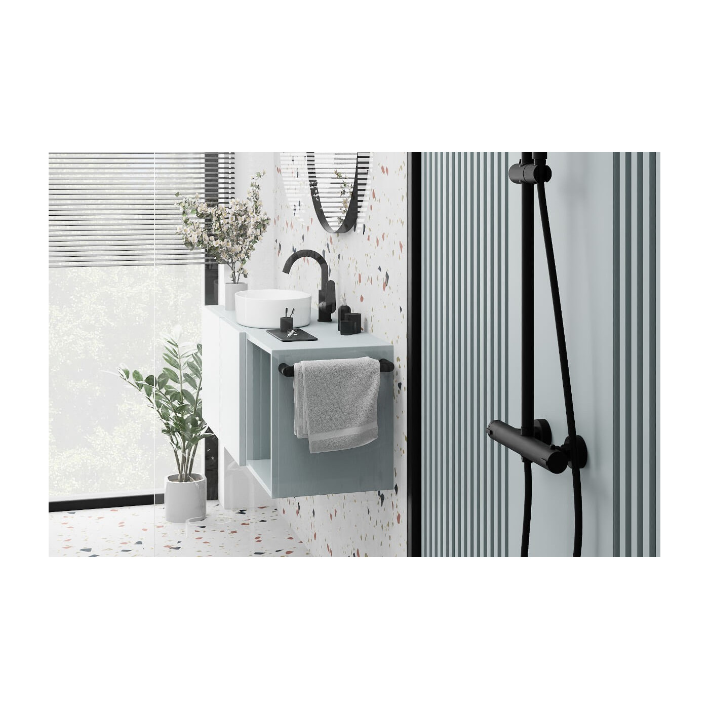 Bateria Umywalkowa z Ruchomą Wylewką U DIMA Bateria Umywalkowa z Ruchomą Wylewką U DIMA