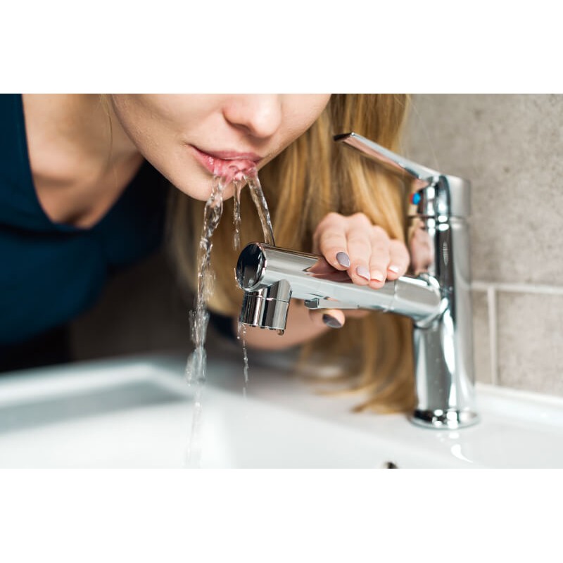 Bateria Umywalkowa Stojąca z Wyciąganą Wylewką FONTE