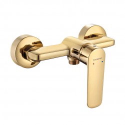 Bateria Natryskowa Ścienna GAVA Złota