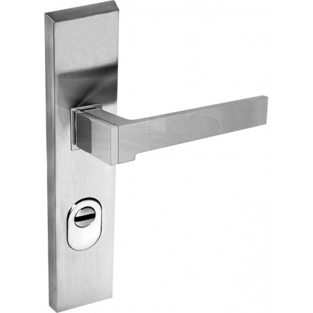 Klamka Zewnętrzna VENTUS szyld 72 mm Satyna Chrom