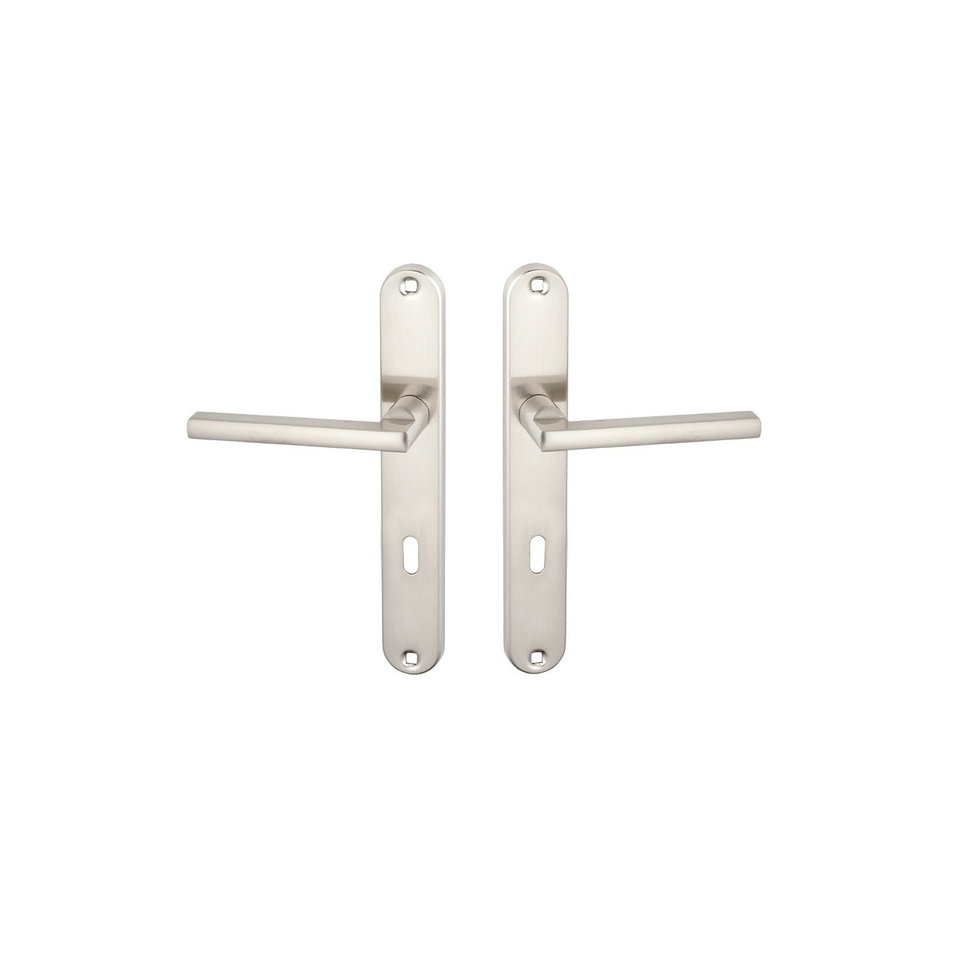 Klamka na Długim Szyldzie Klucz ADA Satyna