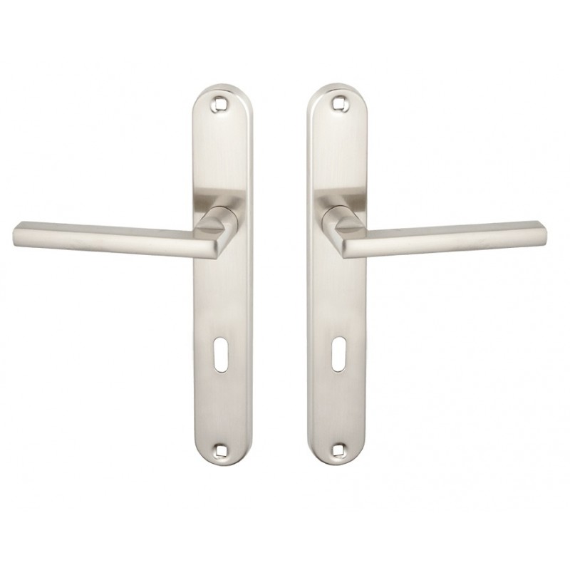 Klamka na Długim Szyldzie Klucz ADA Satyna