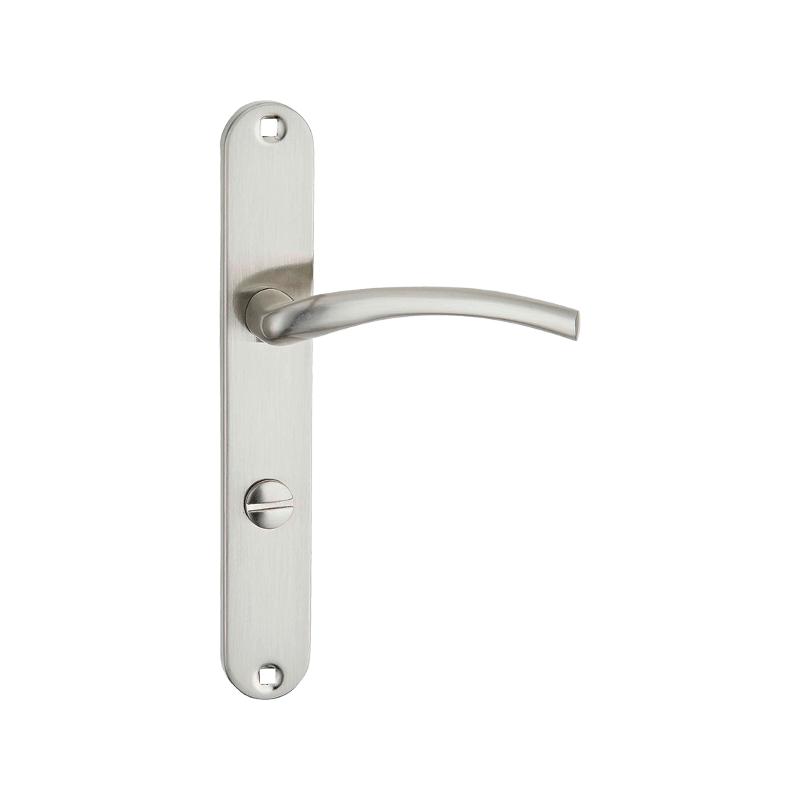 Klamka na Długim Szyldzie WC Agra Satyna Klamka na Długim Szyldzie WC Agra Satyna