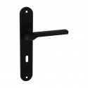 Klamka na Długim Szyldzie Klucz LUGA II Czarna