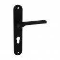 Klamka na Długim Szyldzie Klucz LUGA II Czarna Klamka na Długim Szyldzie Klucz LUGA II Czarna