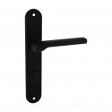 Klamka na Długim Szyldzie Klucz LUGA II Czarna WC Klamka na Długim Szyldzie Klucz LUGA II Czarna WC