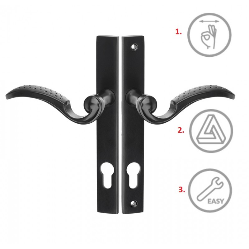Klamka zewnetrzna do Bramy Czarna Baron Klamka zewnetrzna do Bramy Czarna Baron