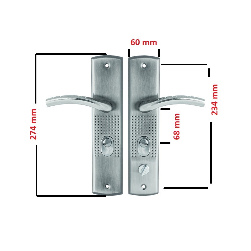 Klamka Zewnętrzna Chińskie Drzwi FRIDA Lewa