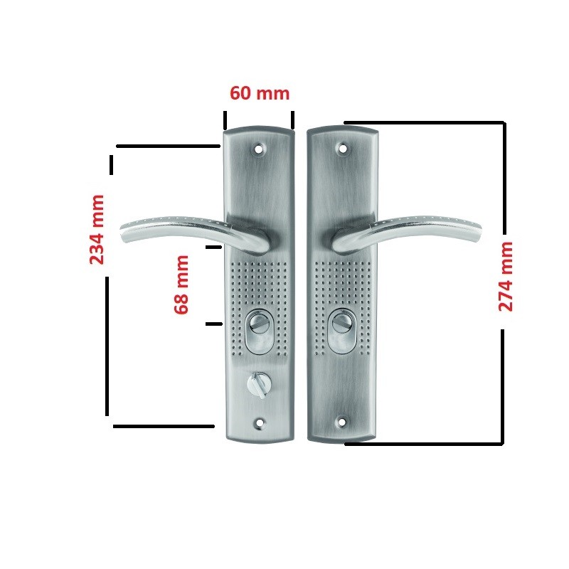 Klamka Zewnętrzna Chińskie Drzwi FRIDA Prawa
