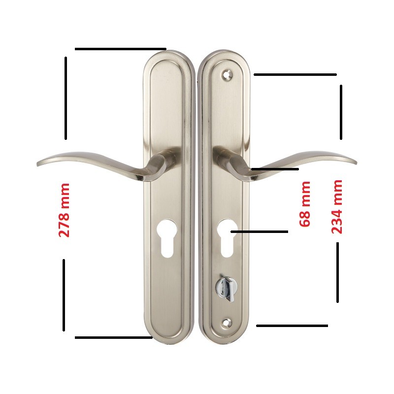 Klamka Zewnętrzna Chińskie Drzwi IRMA Lewa