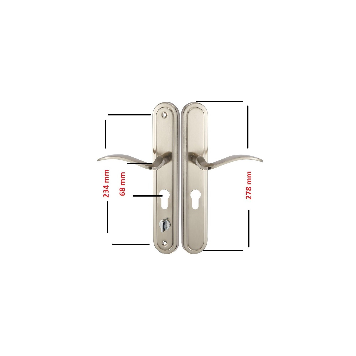Klamka Zewnętrzna Chińskie Drzwi IRMA Prawa Klamka Zewnętrzna Chińskie Drzwi IRMA Prawa