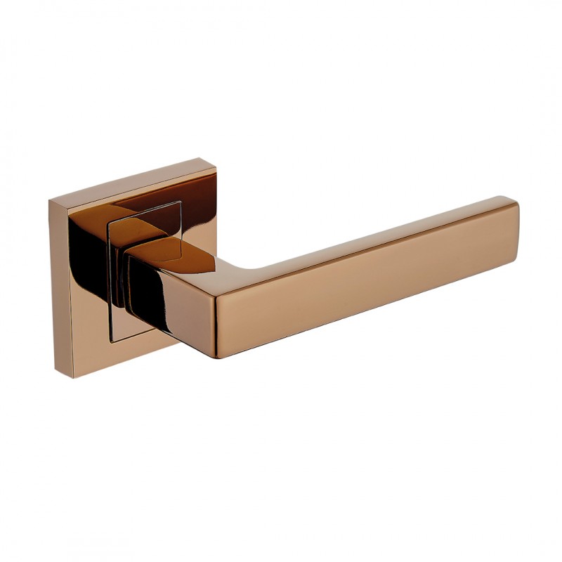 Klamka Wewnętrzna Qubik II Różowe Złoto Klamka Wewnętrzna Qubik II Różowe Złoto