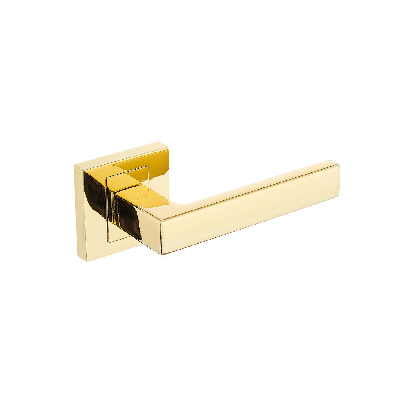 Klamka Wewnętrzna Qubik II Złota