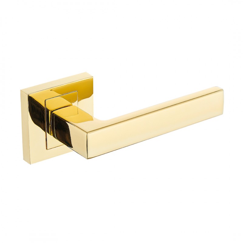 Klamka Wewnętrzna Qubik II Złota