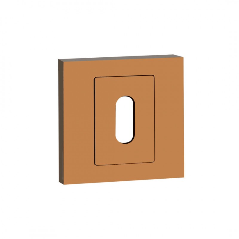 Szyld Krótki Kwadratowy Klucz Różowe Złoto