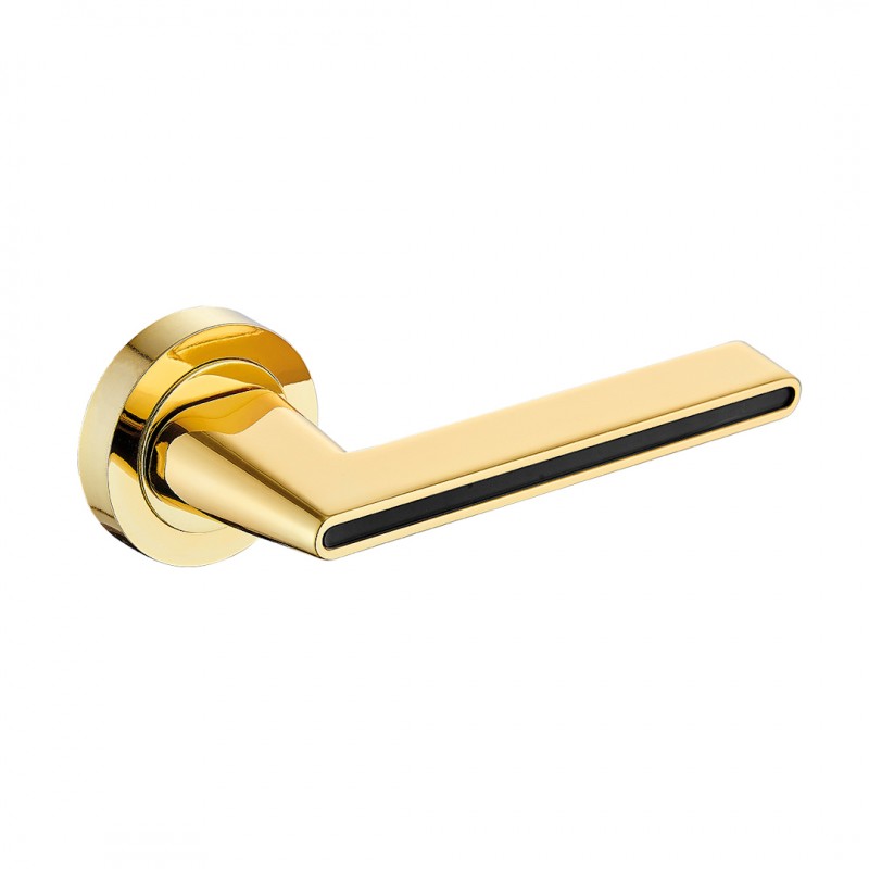 Klamka Wewnętrzna ELIKA Czarna / Złota