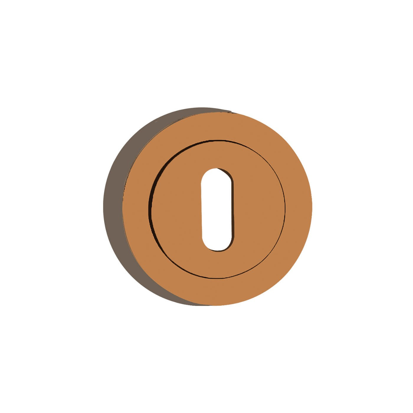 Szyld Okrągły Rozeta Klucz Różowe Złoto Elika