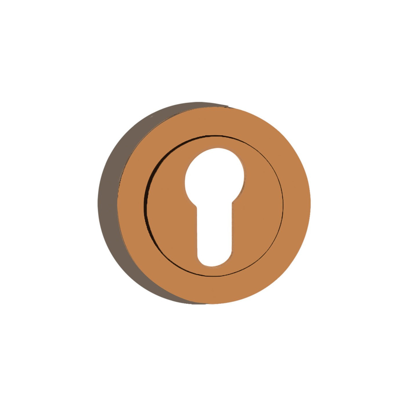 Szyld Okrągły Rozeta Wkładka Różowe Złoto Elika