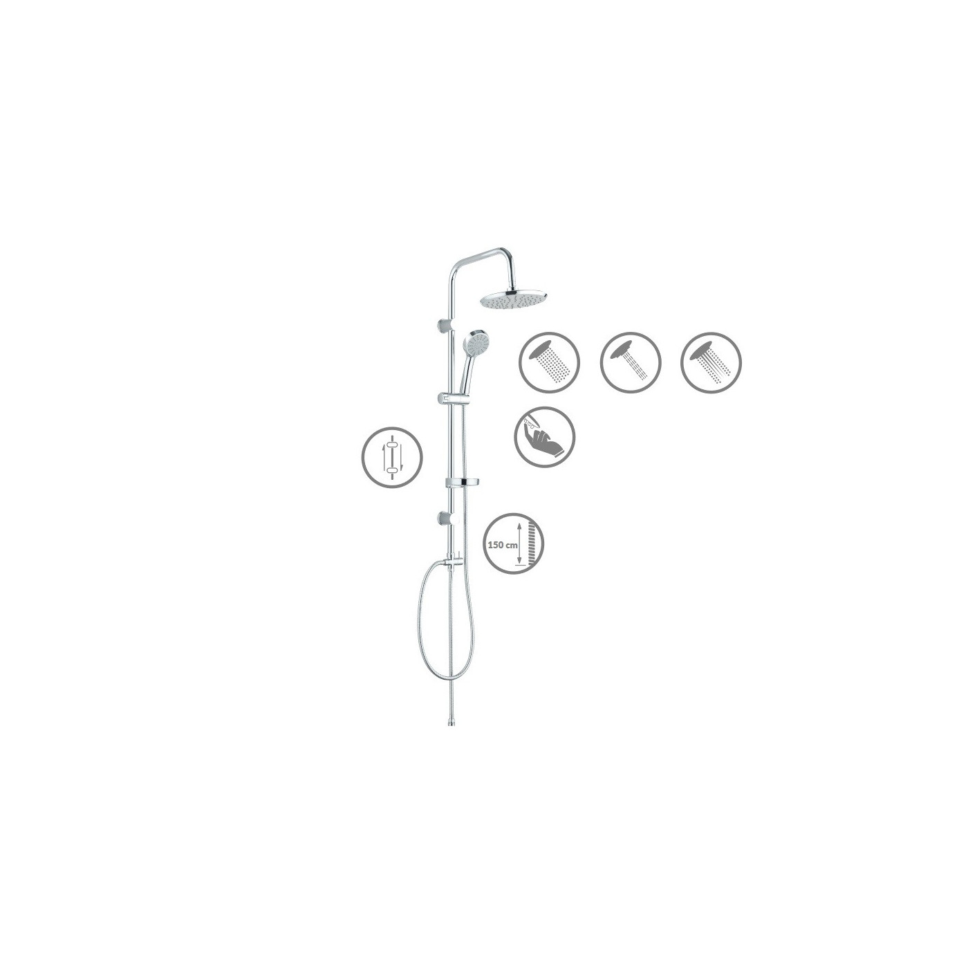 Kolumna Natryskowa CENTO Chrom Kolumna Natryskowa CENTO Chrom