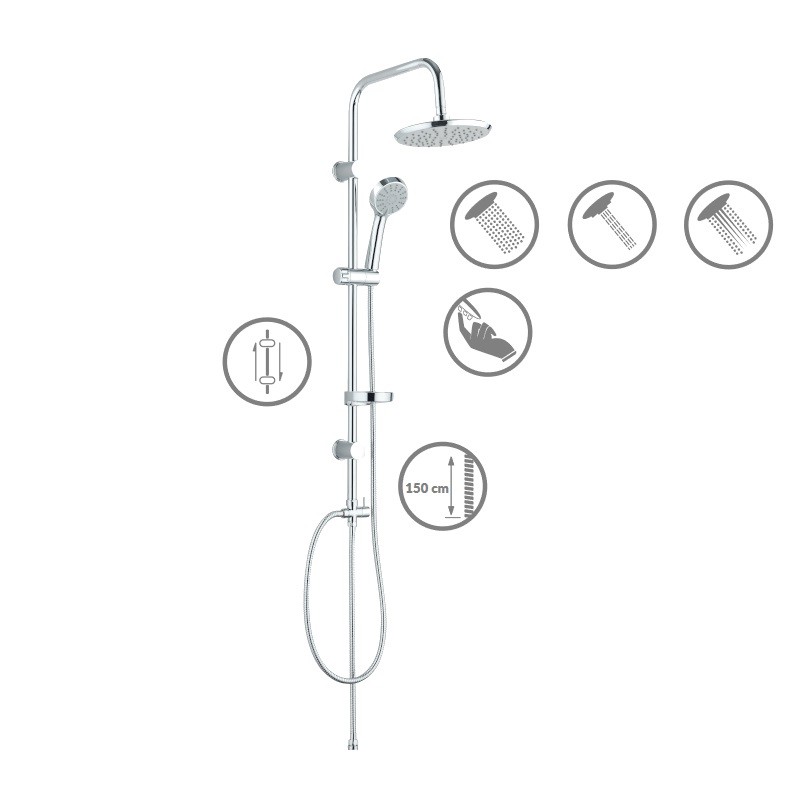 Kolumna Natryskowa CENTO Chrom Kolumna Natryskowa CENTO Chrom