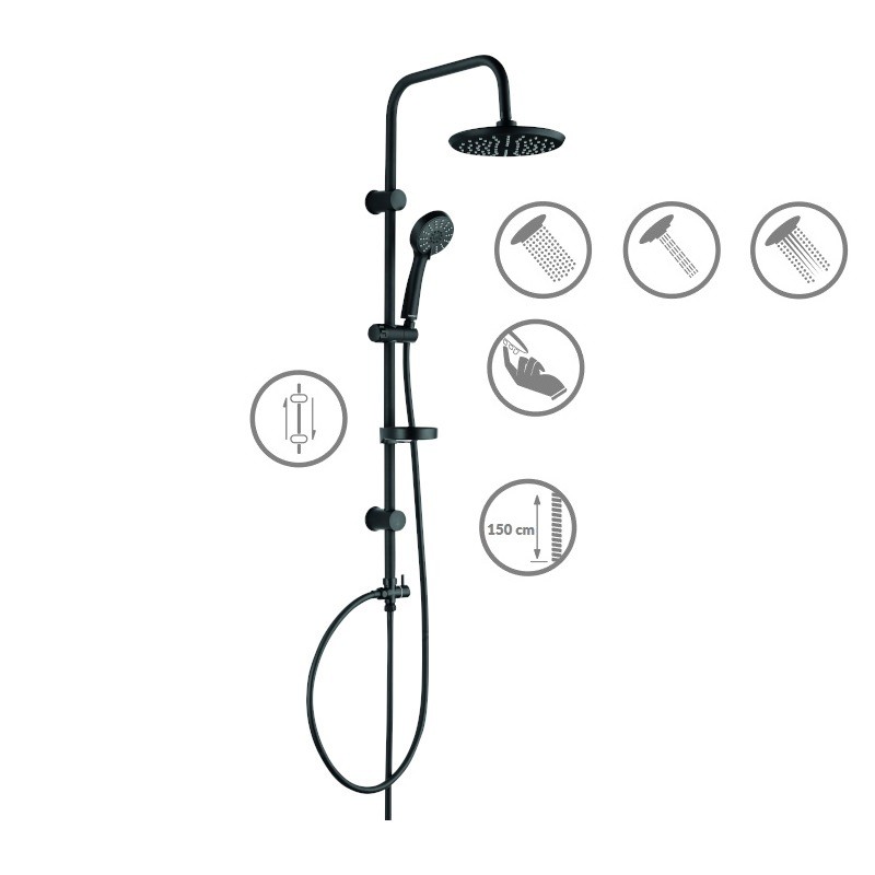 Kolumna Natryskowa CENTO Czarny