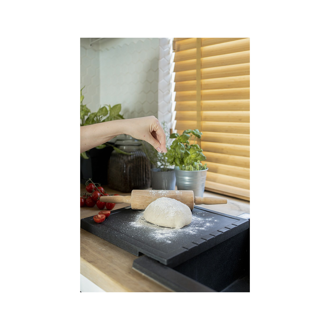 Ociekacz Granitowy Deska Granitowa Halvo Beż Ociekacz Granitowy Deska Granitowa Halvo Beż