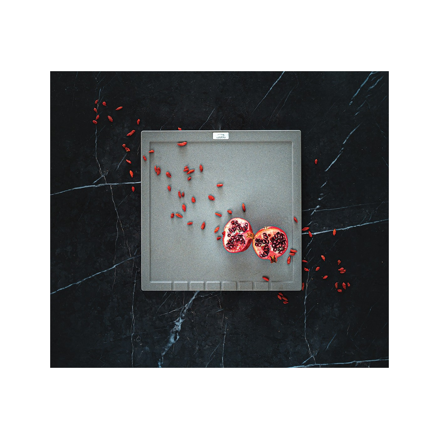 Ociekacz Granitowy Deska Granitowa Halvo Szary Ociekacz Granitowy Deska Granitowa Halvo Szary