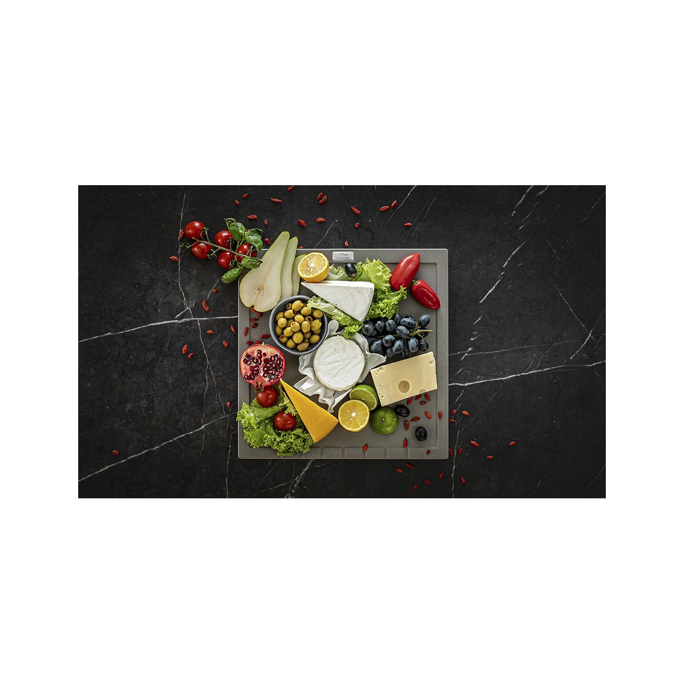 Ociekacz Granitowy Deska Granitowa Halvo Szary Ociekacz Granitowy Deska Granitowa Halvo Szary