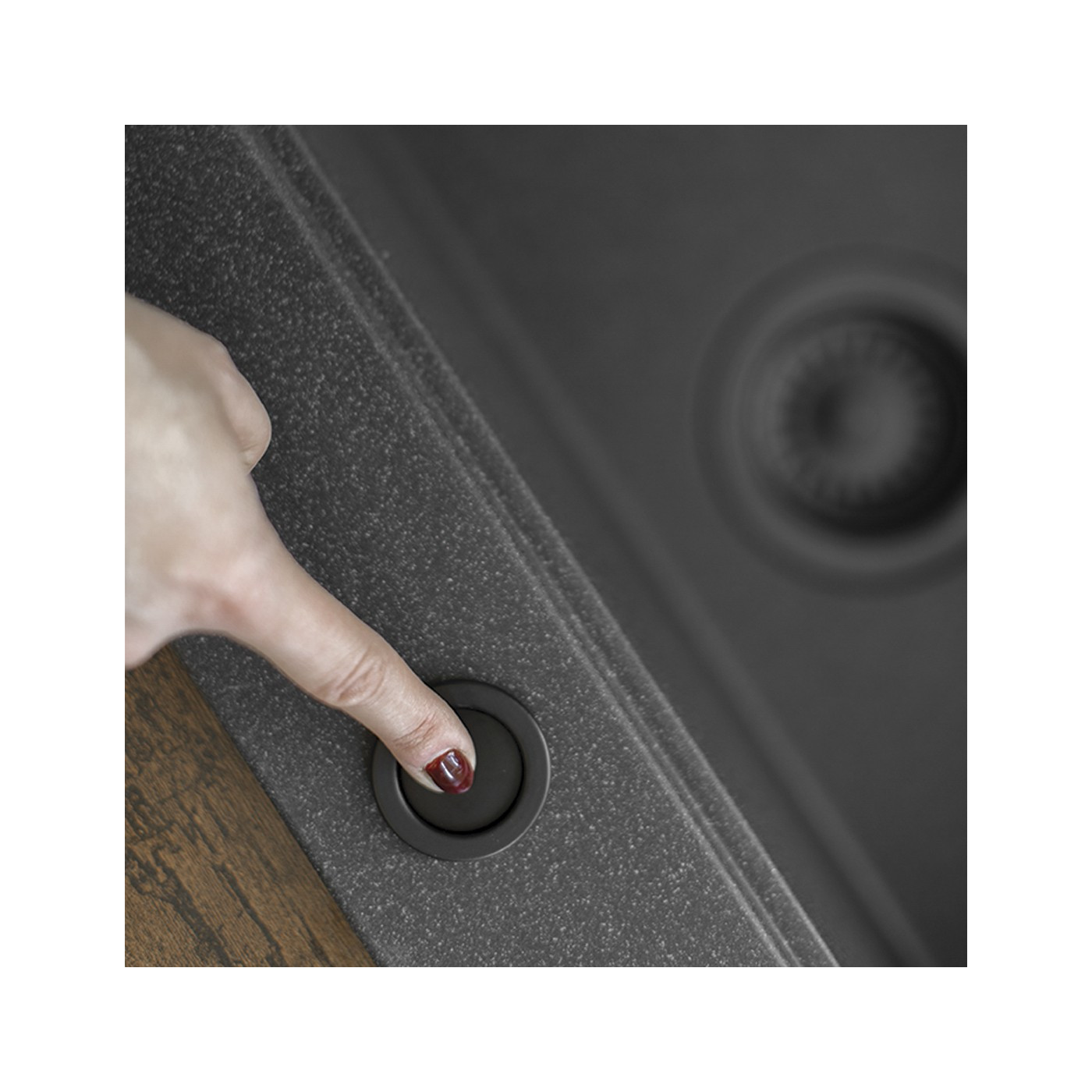 Syfon do Zlewu Granitowego Jednokomorowego z Przelewem