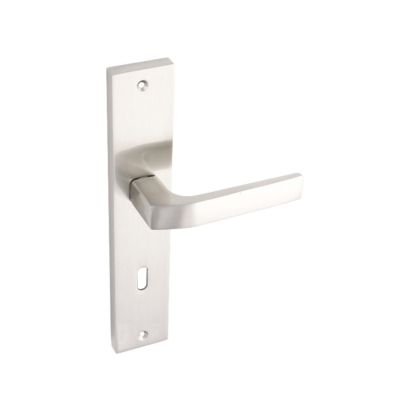 Klamka na Długim Szyldzie BINGO Satyna 72 mm Klamka na Długim Szyldzie BINGO Satyna 72 mm