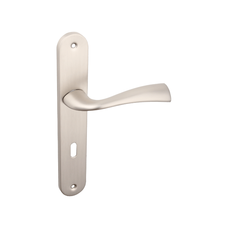 Klamka na Długim Szyldzie MALTA Satyna 72 mm