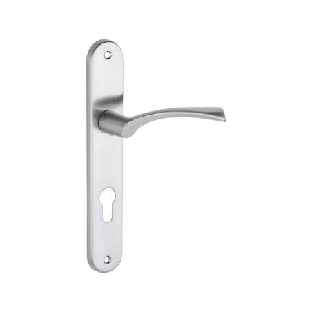 Klamka na Długim Szyldzie NOA Satyna 72 mm