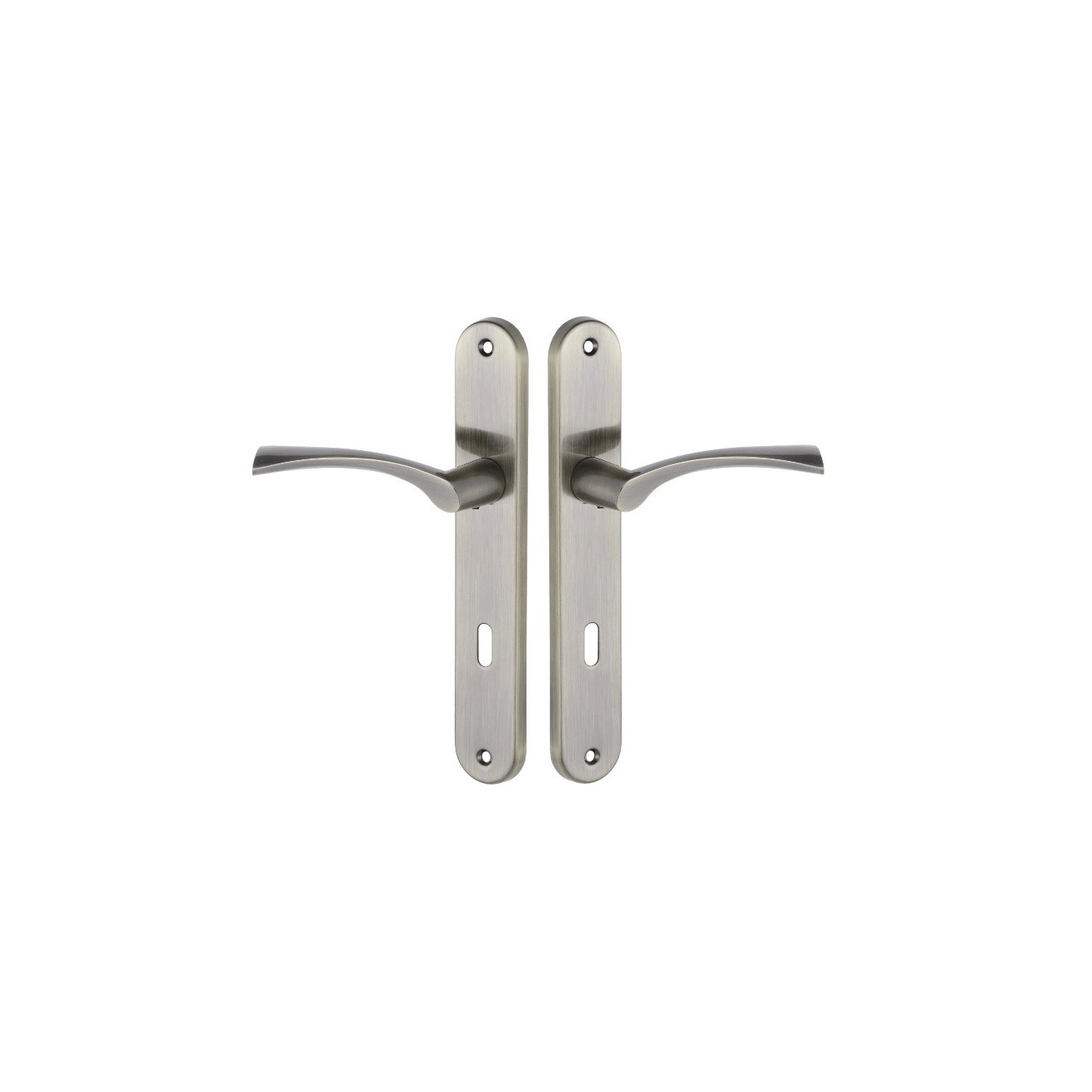 Klamka na Długim Szyldzie NOA Patyna 72 mm