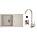 Zlewozmywak Zlew Granitowy  Bateria  Syfon  Preparat