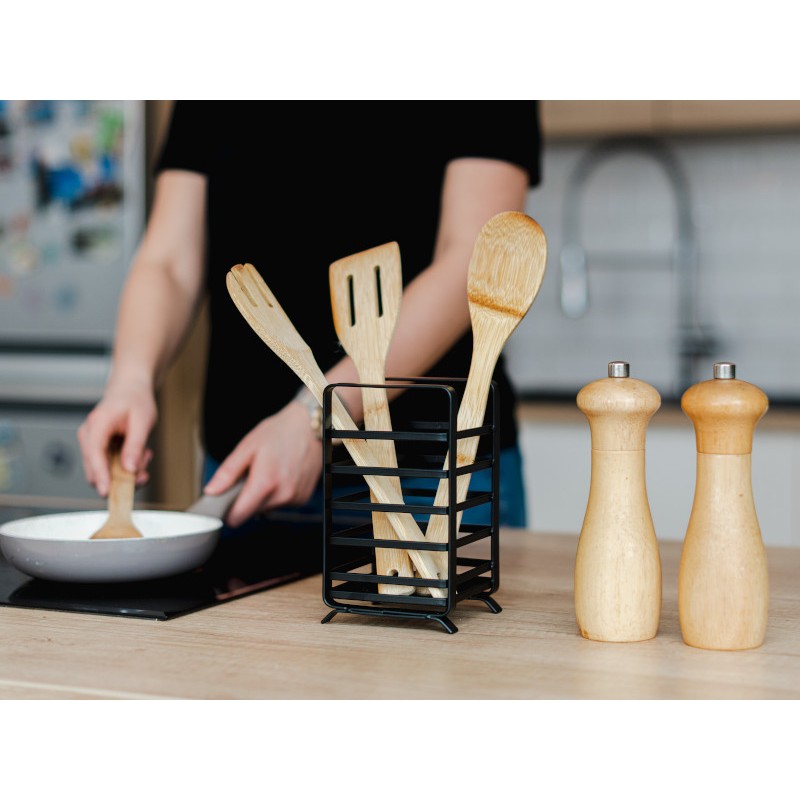 Ociekacz na Sztućce Czarny Suszarka Ociekacz Ociekacz na Sztućce Czarny Suszarka Ociekacz