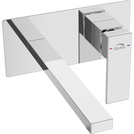 Bateria Umywalkowa Podtynkowa Kvadrato Chrom