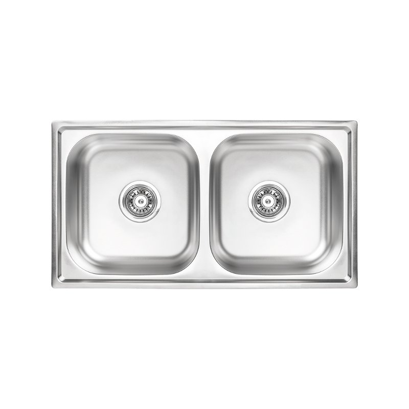 Zlewozmywak Dwukomorowy Metalowy Standard