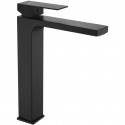 Bateria umywalkowa Stojąca Nablatowa Czarna KVADRATO
